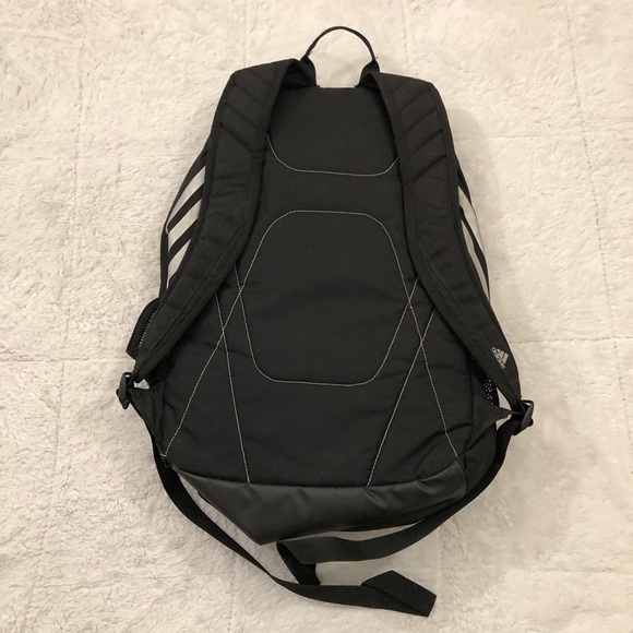 Adidas Hyrdoshield Stadium Soccer Backpack Black School Bag Soccer Ball Patch - Picture 8 of 12